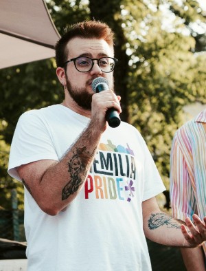 Jacopo Vanzini, presidente di Arcigay Gioconda Reggio Emilia