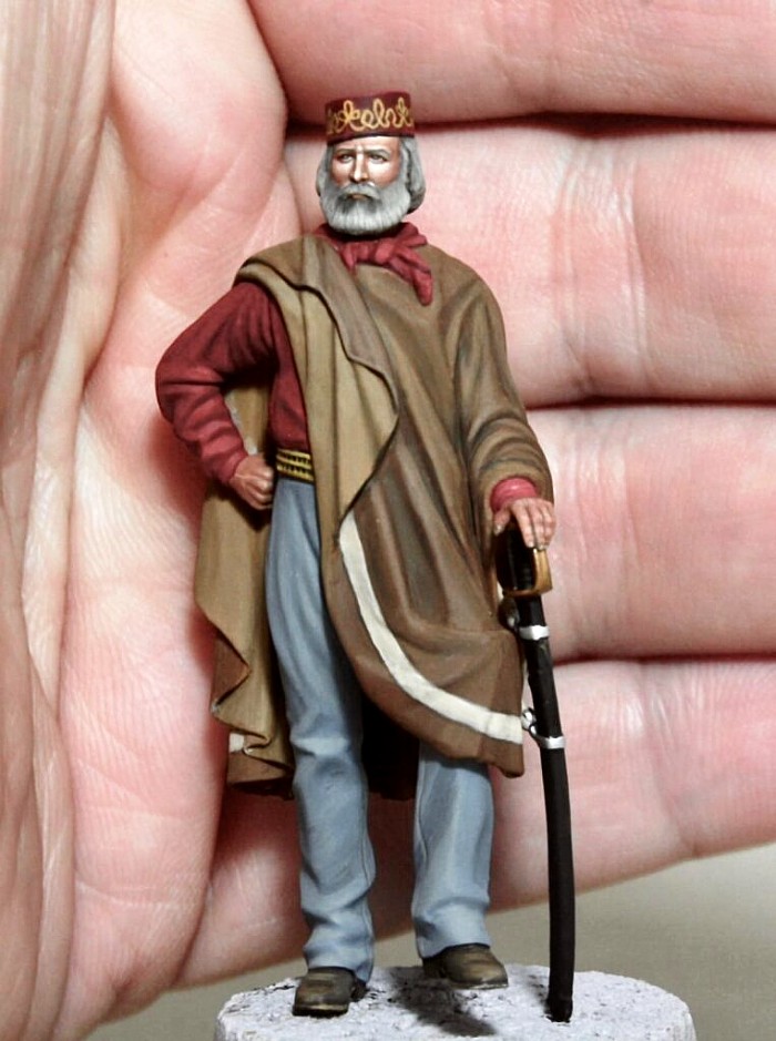 Giuseppe Garibaldi soldatino in piedi