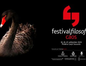 Il festivalfilosofia 2026 si misura con il “caos”: tre giorni, tre città, 200 eventi