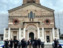 Reggio, gli agenti della Polizia locale rendono omaggio a Francesco Imprezzabile