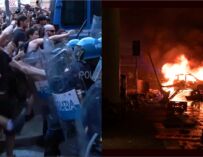 Bologna. Scontri manifestanti-polizia al presidio per Fakir, poi è guerriglia urbana