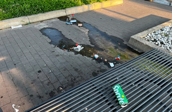 Degrado nel quartiere Canalina di Reggio Emilia