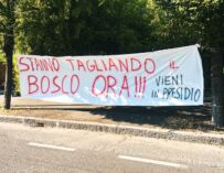 Bosco Ospizio Reggio, terzo giorno di blocco. Il Comitato: “Presidio fino a venerdì”