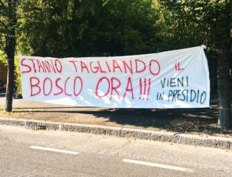 Bosco Ospizio Reggio, terzo giorno di blocco. Il Comitato: “Presidio fino a venerdì”