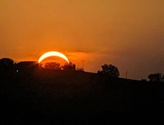 L’eclissi incanta l’Emilia