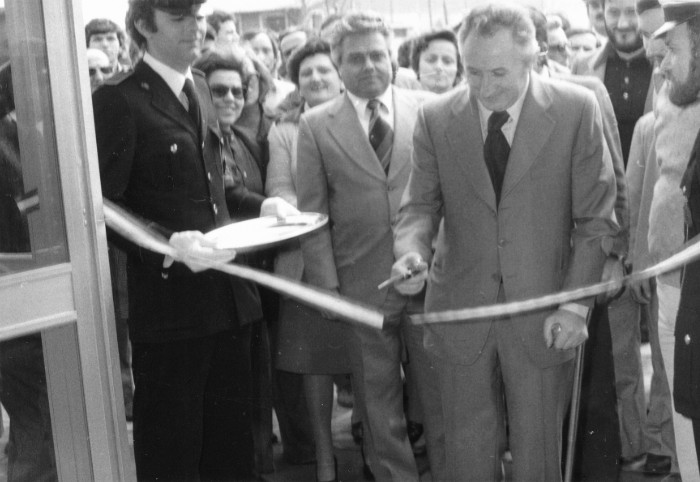 L'inaugurazione della mensa di Corte Tegge