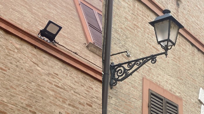 Diversi sistemi di illuminazione pubblica a Reggio Emilia