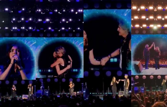 All’Arena di Verona il duetto di Ligabue con la figlia Linda sulle note di “A modo mio”