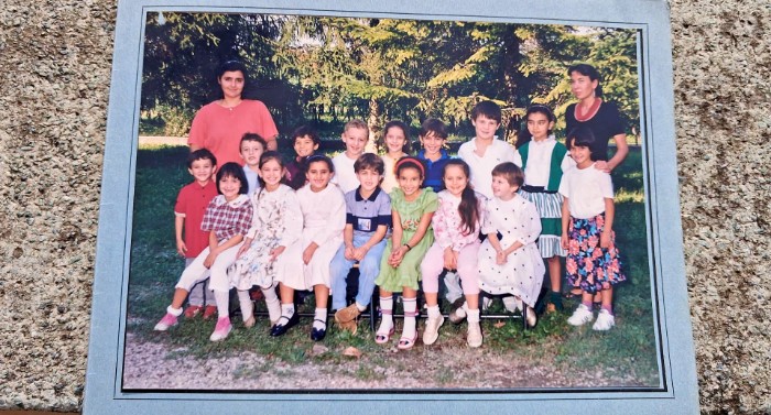 Marwa Mahmoud alla scuola primaria di Massenzatico