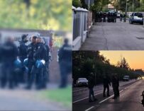 Bosco Ospizio Reggio, tornano le ruspe: c’è la polizia in assetto antisommossa