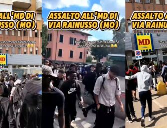 Modena, decine di “maranza” assaltano un supermercato dopo la scuola