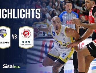 [Basket] Tezenis Verona-Una Hotels Reggio Emilia 94-81: gli highlights della partita