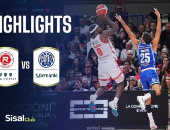 [Basket] Una Hotels Reggio Emilia-Acqua S. Bernardo Cantù 81-60: gli highlights della partita