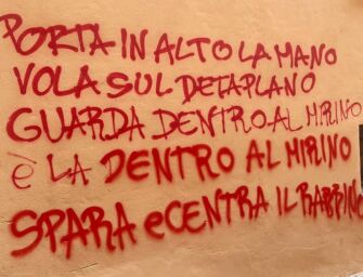Scritte antisemite sui muri a Bologna: “Viva il 7 ottobre”, “Spara e centra il rabbino”