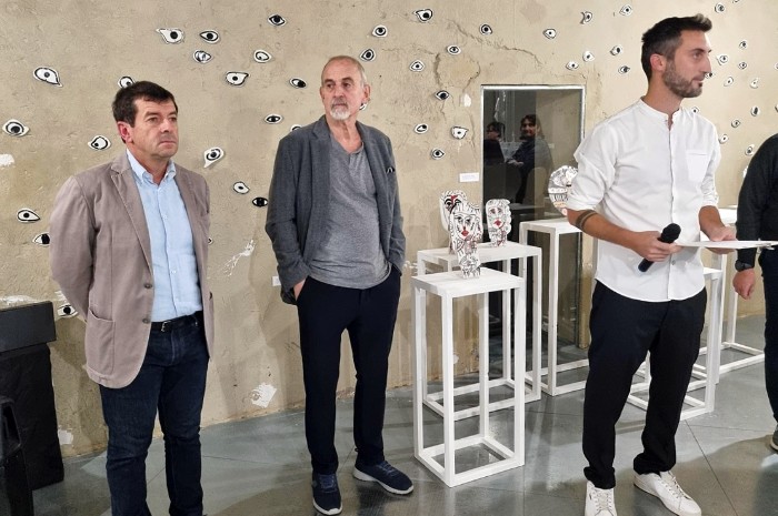 L'inaugurazione della mostra "Serotinìa" a Reggio Emilia - Valerio Maramotti e Marco Mietto